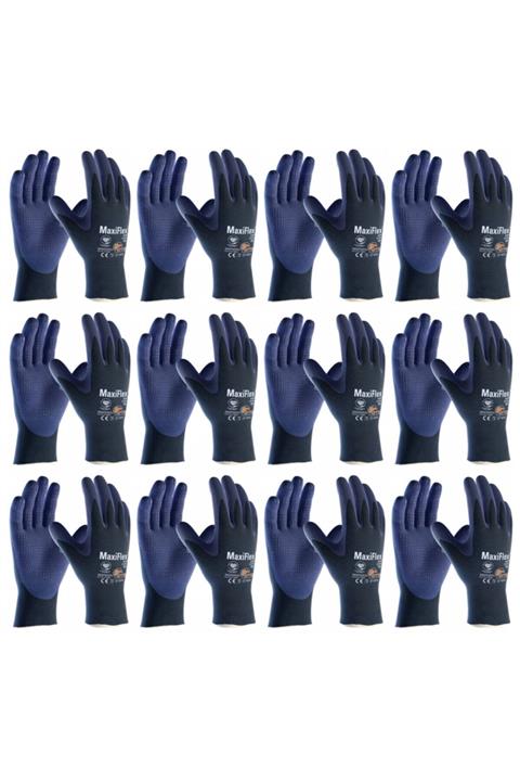 ATG Maxiflex® Elite™ 34-244 Avuç Kaplamalı Eldiven Large No:9 12 Çift