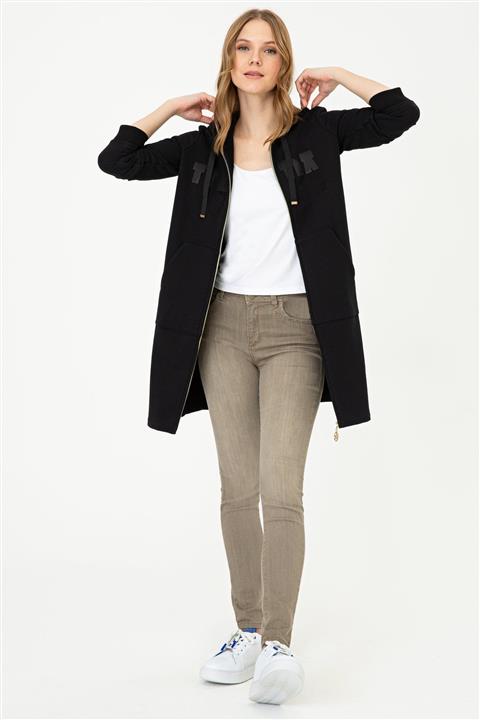 U.S. Polo Assn. Siyah Kadın Sweatshirt