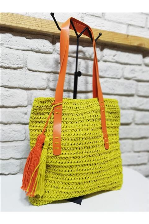 madamka Hasır Yaz Çanta El işi