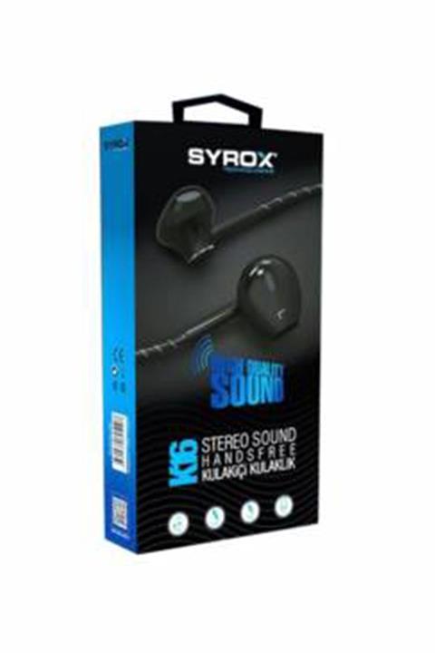 Syrox Metal Mikrofonlu Ekstra Bass Kulak Içi Kulaklık