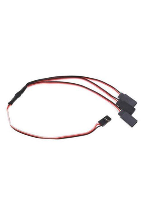 Motorobit Y Tipi Servo Kablosu 30cm - 1jr Erkek 3 Futaba Dişi