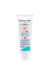 SYNCHROLINE Kapatıcı Özellikli Güneş Koruyucu Krem - Aknicare Sun Teintee Dore Spf 30, 50 ml 8023628900196