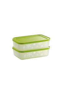 Tupperware Alaska Buzdolabı Saklama Kabı Yatay ( 2 X 1 Lt )