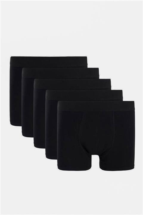 ALEXANDERGARDI Erkek Siyah Boxer Seti (m0801) 5'li