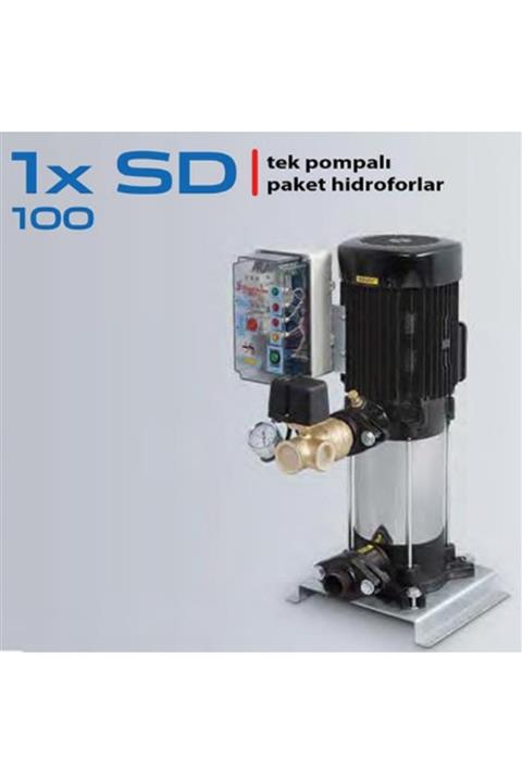 Komm 1xsd 100/5 T (1x5,5hp/4kw) Tek Pompalı Paket Hidrofor