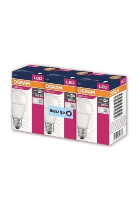 Osram Led Ampul 8,5 W 60w E27 Duylu (3 Adet)