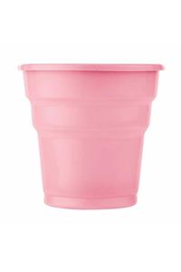 Alpa Store Pembe Plastik Meşrubat Bardağı 180cc-7oz 25li