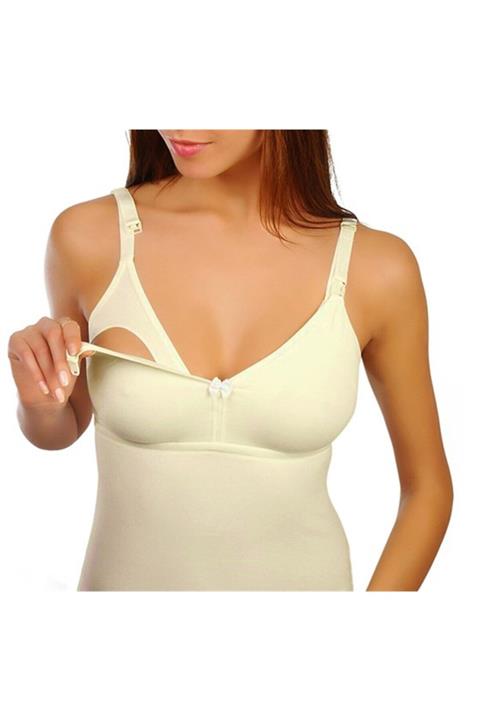 Sema Bebe Emzirme Atleti Ekru 100 Beden