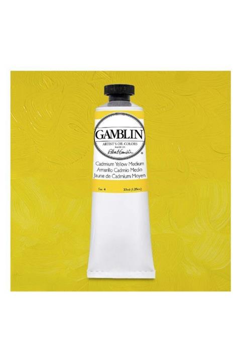 GAMBLIN COLORS Gamblın Artıst Grade Oıl Colors 37ml Cadmıum Yellow Medıum