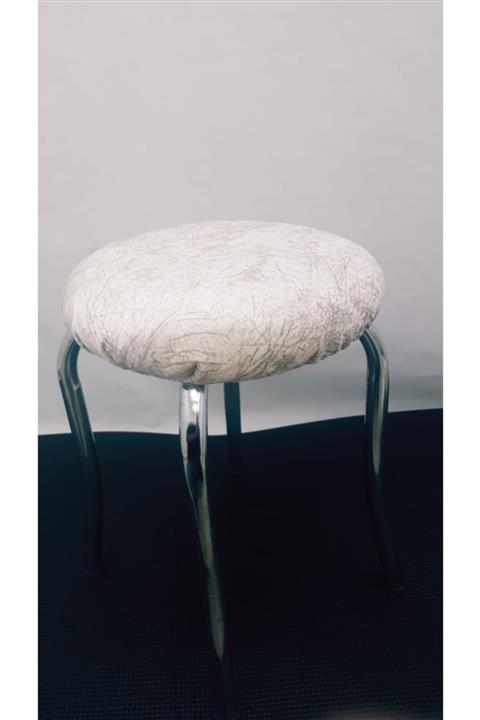 sabirehome Vizon Renk Damar Desen 6 Adet Ipek Kadife Sandalye Ve Tabure Örtüsü Standart 28 35cm