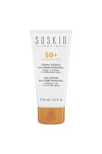 SOSKIN – Sun Cream Very High Protection Spf 50+ Yüz Için Koruyucu Güneş Kremi 50 Ml