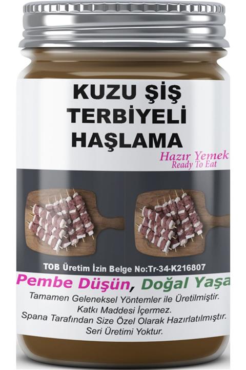 SPANA Terbiyeli Haşlama Ev Yapımı Katkısız Kuzu Şiş 330gr