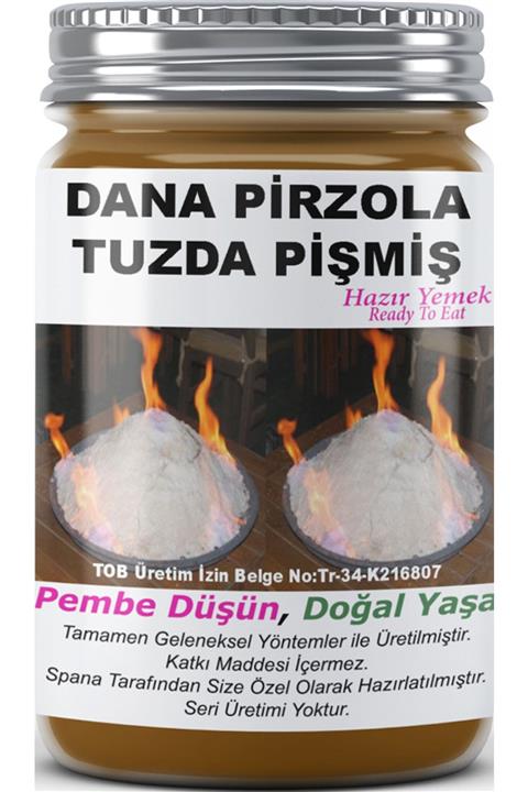 SPANA Dana Pirzola Tuzda Pişmiş Ev Yapımı Katkısız 330gr