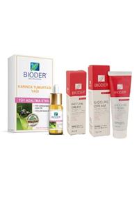 Bioder Tüy Azaltma Etkili Karınca Yumurtası Yağı 30ml+tüy Azaltıcı Vücut Krem 130ml+yüz Krem 30ml