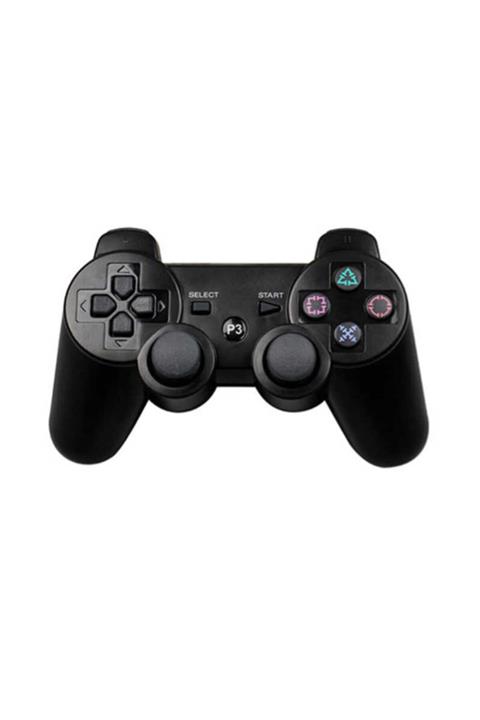 İncisoft Playstation 3 Joistik Oyun Kolu Bluetooth Kablosuz Titreşimli Oyun Kolu Siyah
