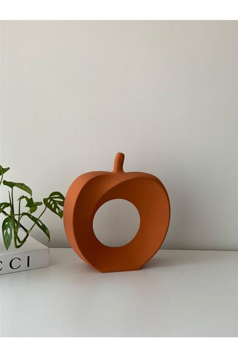 stilinbu Seramik  Vazo H25 Kiremit Renk