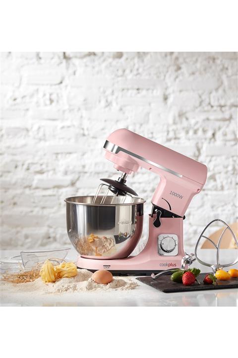 Cookplus Quick Chef 1001 Stand Mikser 1000W Mutfak Şefi Pink