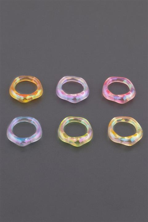 Alina 6'lı Reçine Set Yüzük 330