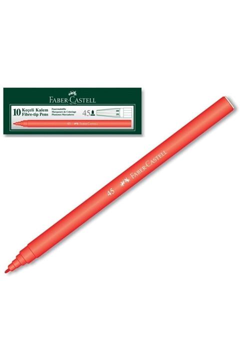 Faber Castell Kırmızı Keçeli Kalem ( Tekli )