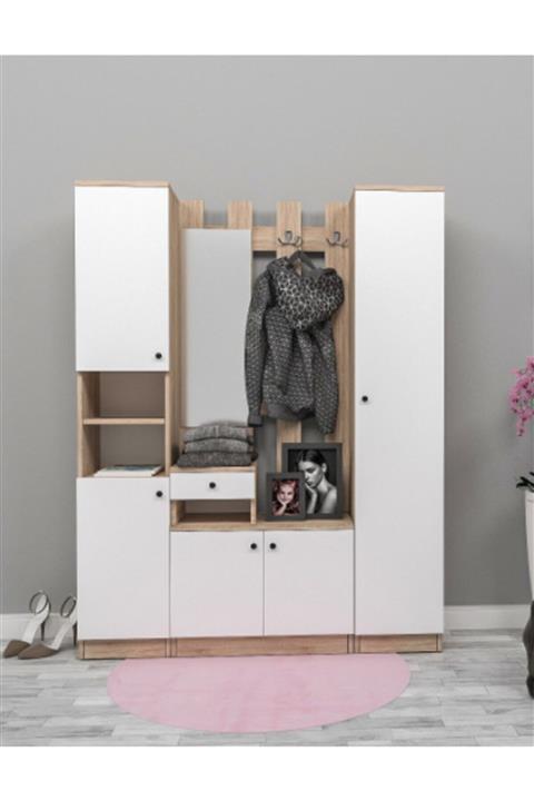 Alvers Mobilya Açelya Çift Bloklu Portmanto