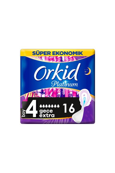 Orkid Platinum Süper Ekonomik Gece Extra 16'lı