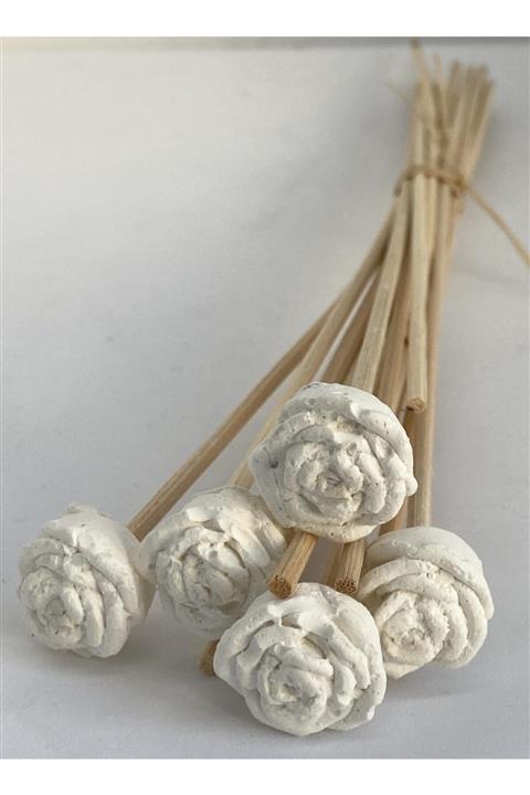 Missi 15li Gül Taşlı Doğal Bambu Kamış