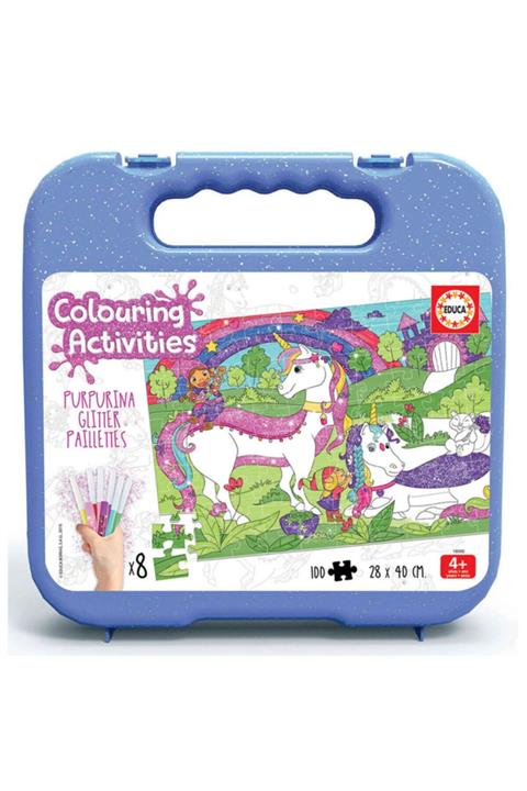 EDUCA 100 Parça Unıcorn Boyama Yapbozu 18066