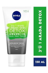 Nivea Urban Skın Detox 3 Ü 1 Arada Arındırıcı Kil 150 Ml