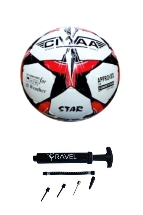 CIWAA Futbol Topu Star El Dikişli 4 No + Pompa