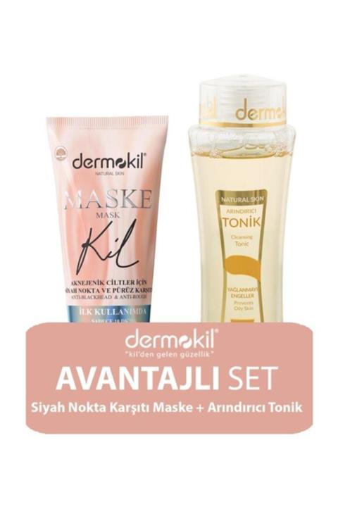 Dermokil Sivilce Maske Ve Yağlı Tonik 2'li Set 75 ml.