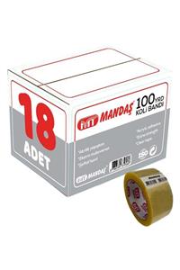 Mandaş Koli Bandı / Bant 100 Yarda (45MM*91.44 METRE) 18 Li Set