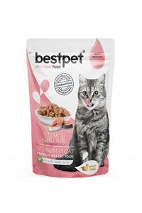 Bestpet Sterilised Jelly Pouch Somonlu Yetişkin Kedi Konservesi 85 gr X 9 Adet