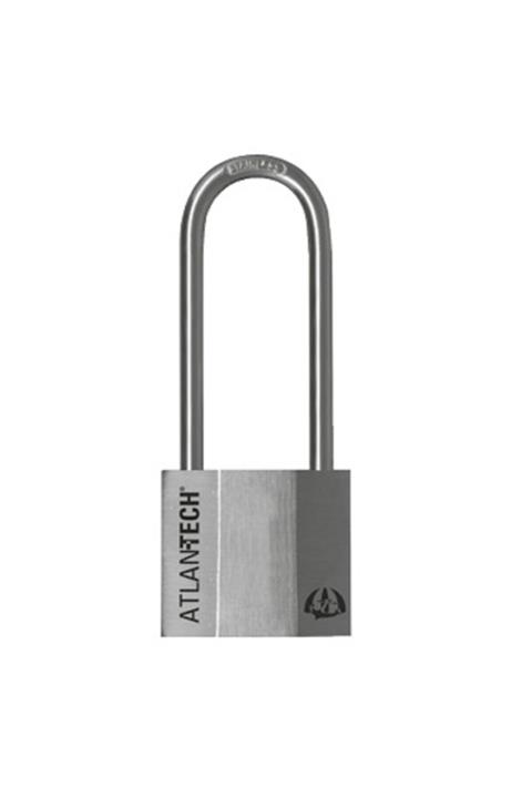 Atlantech 2068 Anahtarlı Asma Kilit Paslanmaz 40mm Uzun