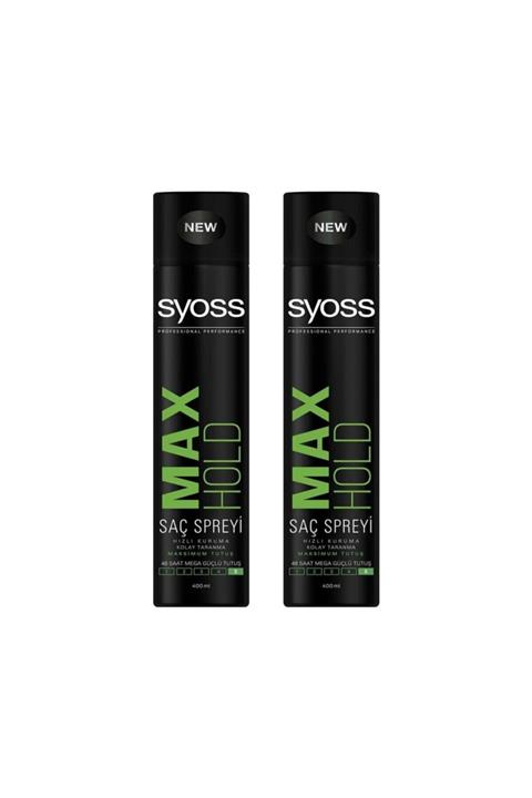 Syoss Keyonline Syoos Maksimum Tutuş Sprey 400 Ml X 2 Adet