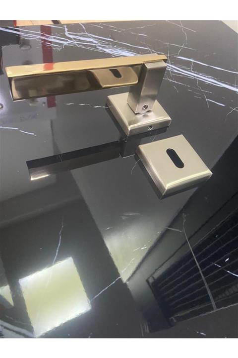 Nobel Rozetli Oda Kol Kare Saten Alb Bayburt Model (ALTIN VE KROM RENKLİDİR)