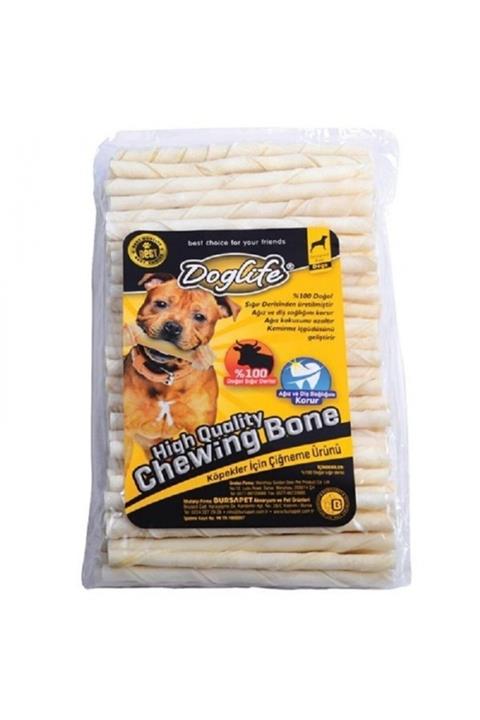 Doglife 201193 Burgu Çubuk Beyaz 5-6 Gr 100 Lü Köpek Ödülü