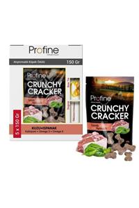 Profine Crunchy Cracker Kuzulu Ispanaklı Köpek Ödül Krakeri 5x150 Gr