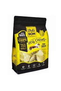 Doggie Delibon Gerçek Deriden Köpek Ödül Cipsi 400 Gram White