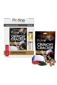 Profine Crunchy Cracker Alabalık Spirulina Köpek Ödül Krakeri 10x150 Gr