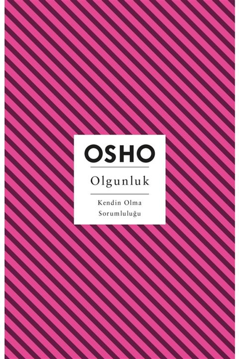 Butik Yayıncılık Olgunluk - Osho