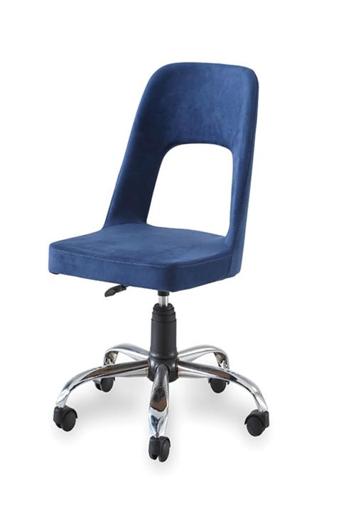 SANDİNO Hilal - Lacivert, Kumaş, Metal Ayaklı Ofis Çalışma Sandalyesi