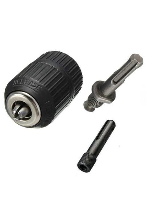 Depolife Kırıcı Delici Mandren Sds Plus Mandren Adaptörü Sds Uçlu 1/2 Mandren Ve Mıknatıslı Bits Adaptör