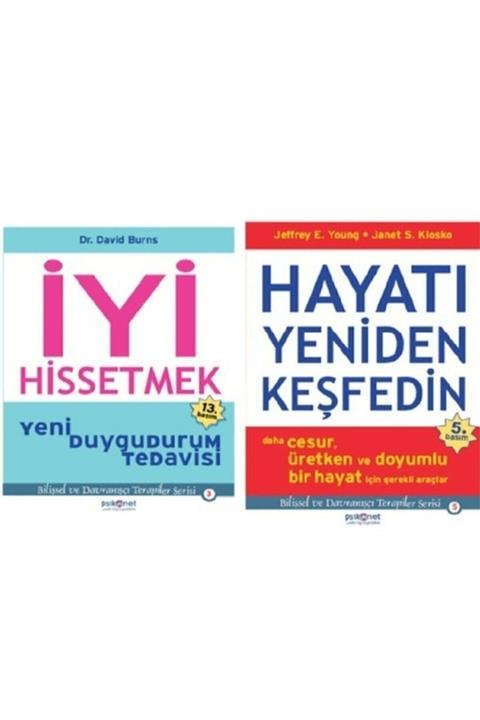 Psikonet Yayınları Iyi Hissetmek + Hayatı Yeniden Keşfedin 2 Kitap Seti