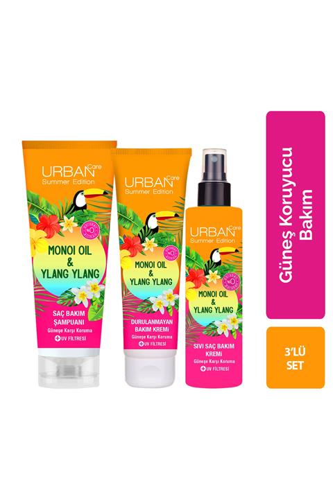 Urban Care Summer Edition Monoi Oil & Ylang Ylang  3'lü Set