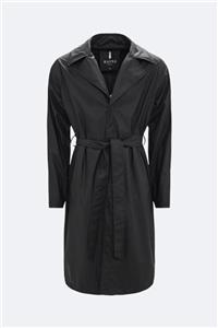 Rains Overcoat Black 1255-01_RNS