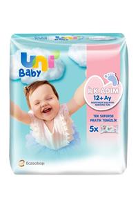 Uni Baby Ilk Adım Islak Mendil 5x52 Li Kapaklı