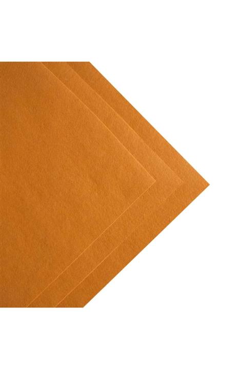 toptankece Açık Turuncu Ince Keçe 25x25 cm