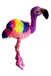 Vardem Peluş Oyuncak Gökkuşağı Flamingo 55 Cm Mor