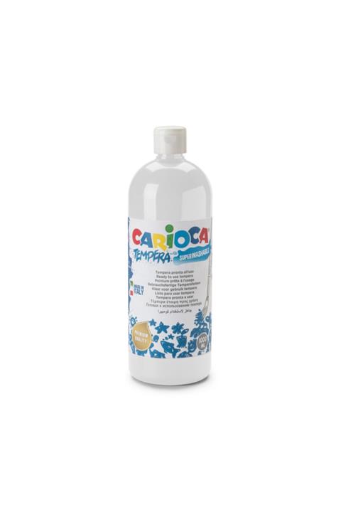 CARIOCA Carioca Tempera Yıkanabilir Poster Boya 1000 ml Beyaz