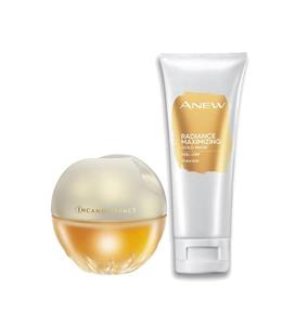 AVON Incandessence Kadın Parfüm Ve Anew Radiance Maximising Gold Yüz Maskesi Paketi